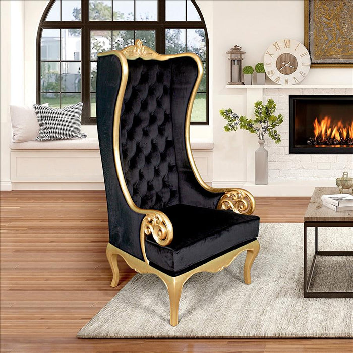 Design Toscano- Palazzo Ducale Contemporary Wingback Throne Chair