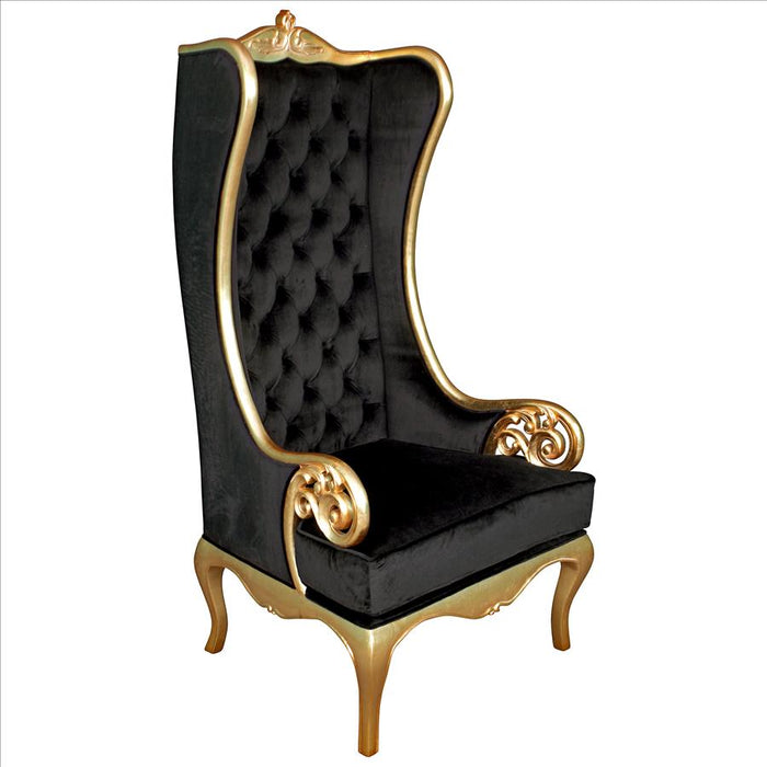 Design Toscano- Palazzo Ducale Contemporary Wingback Throne Chair
