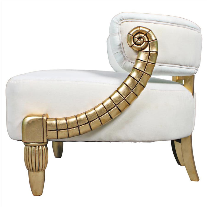 Design Toscano- Ammon Horn Contemporary Tub Chair