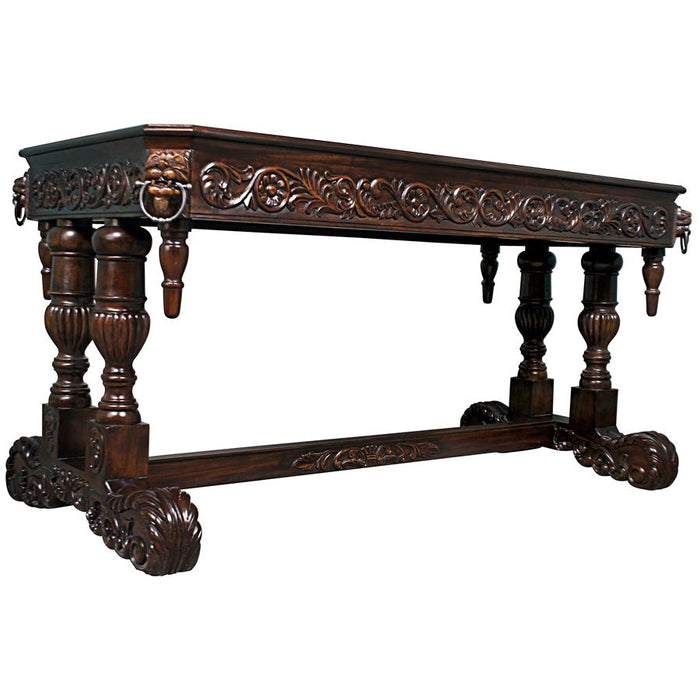 Design Toscano- Sir Benedict's Renaissance Library Table