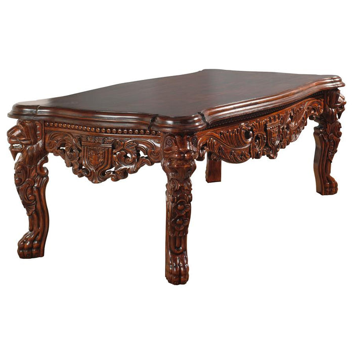 Design Toscano- The Lord Raffles Grand Hall Lion Leg Coffee Table