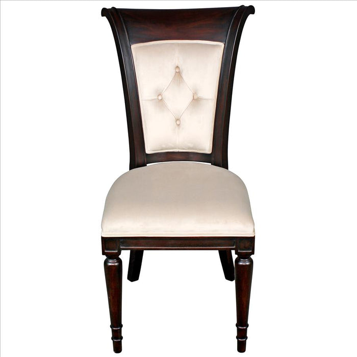 Design Toscano- Bacall Waterfall Curved Back Dining Chair Set