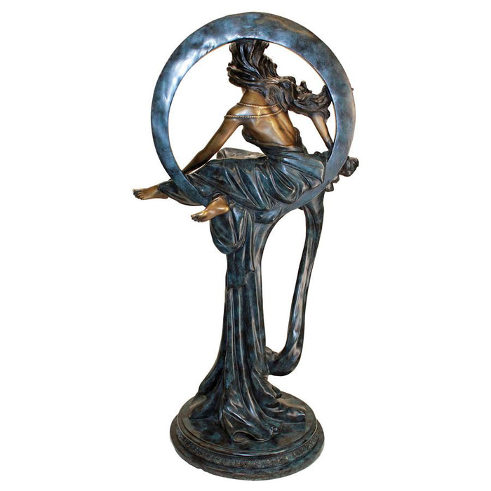 Design Toscano- Alphonse Mucha's, Maiden of the Arts Cast Bronze Garden Statue