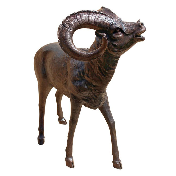 Design Toscano- Big Horn Sheep Cast Bronze Garden Statue