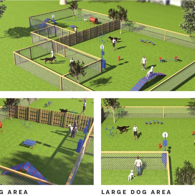 Barkpark Small and Large Dog Combination Course — Outdoor Workout Supply