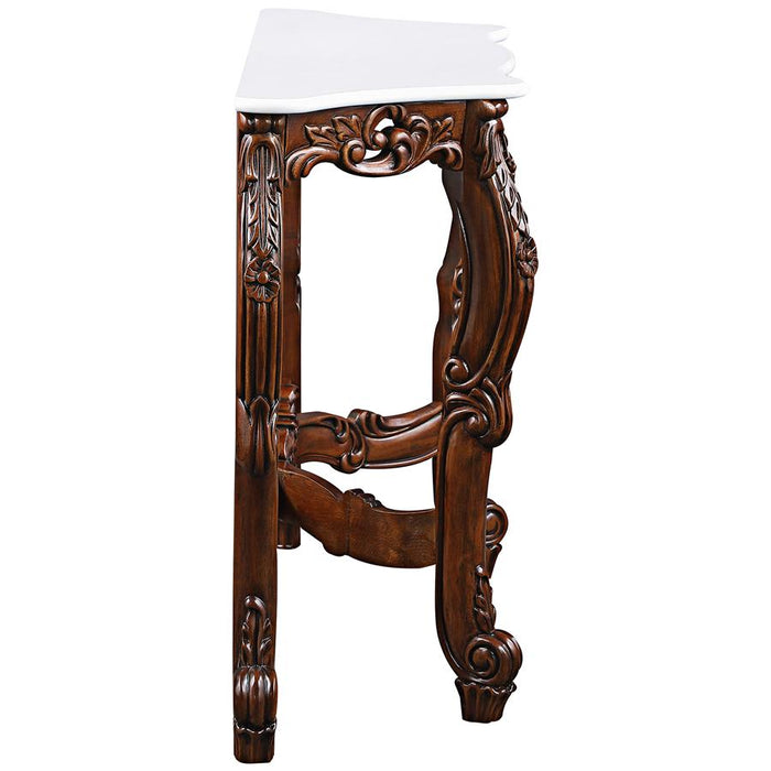 Design Toscano- The Royal Baroque Marble-Topped Hardwood Console Table