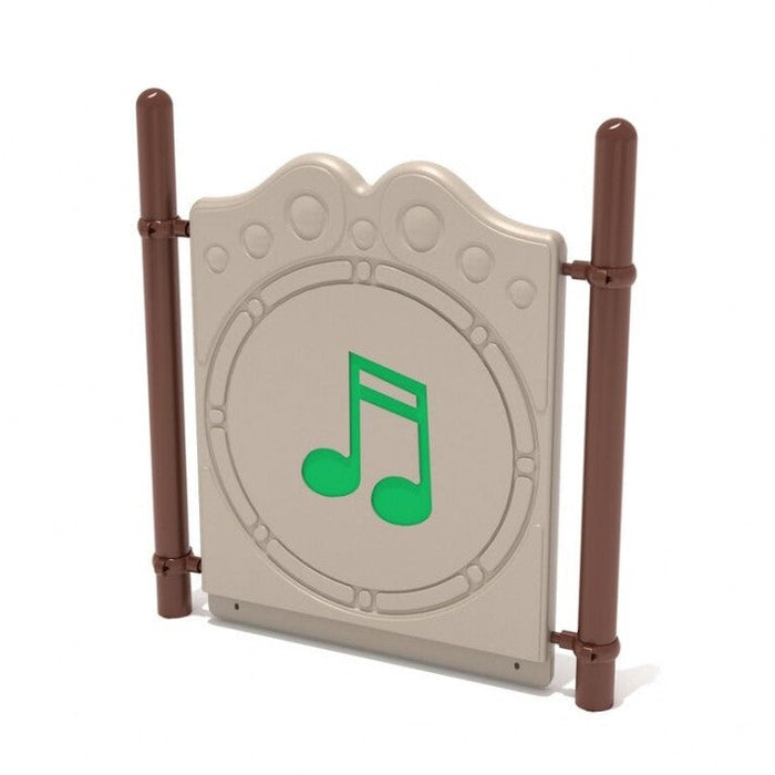 Playground Equipment Freestanding Chime Panel with Posts