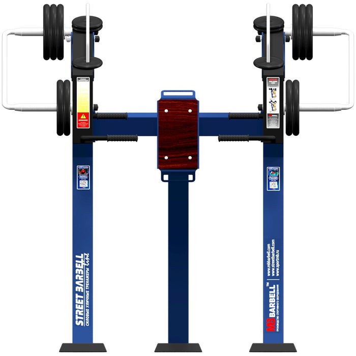 Street Barbell USA Vertical Press (Outdoor Gym Equipment)-Outdoor Workout Supply