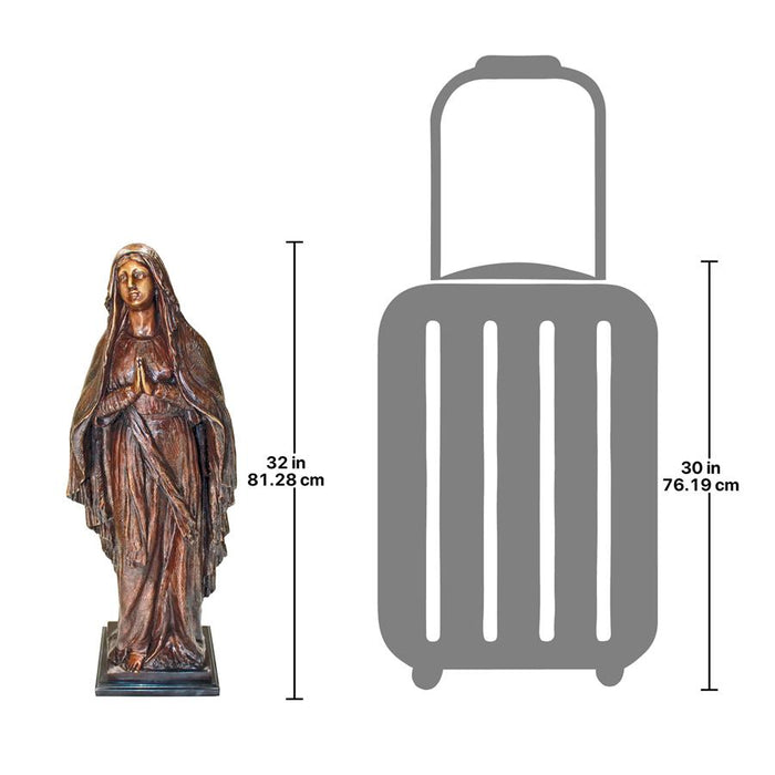 Design Toscano- Madonna, Blessed Mother Cast Bronze Garden Statue
