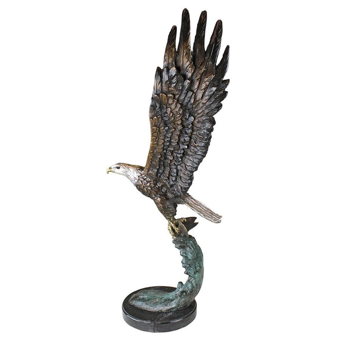Design Toscano- Majestic Eagle Cast Bronze Garden Statue