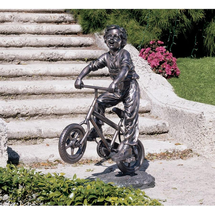 Design Toscano- Out for a Ride Garden Sculpture