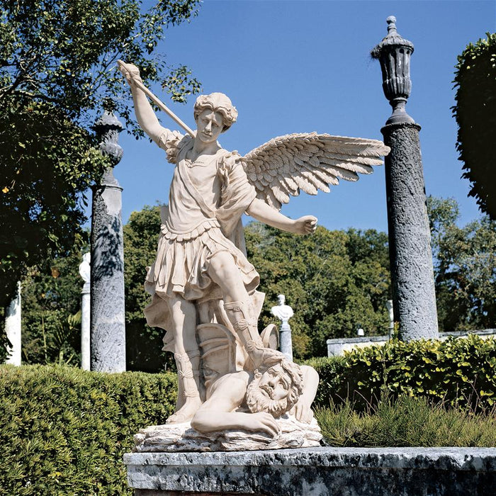 Design Toscano- St. Michael the Archangel Garden Angel Statue