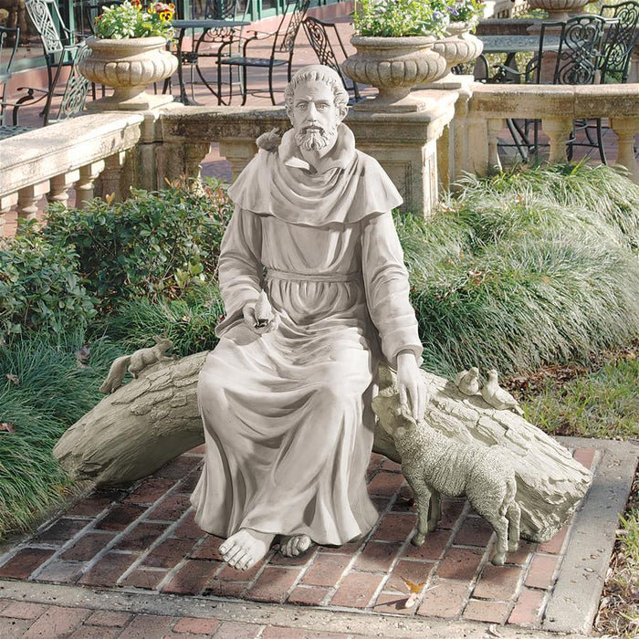 Design Toscano- In Nature's Sanctuary St. Francis Garden Sculpture