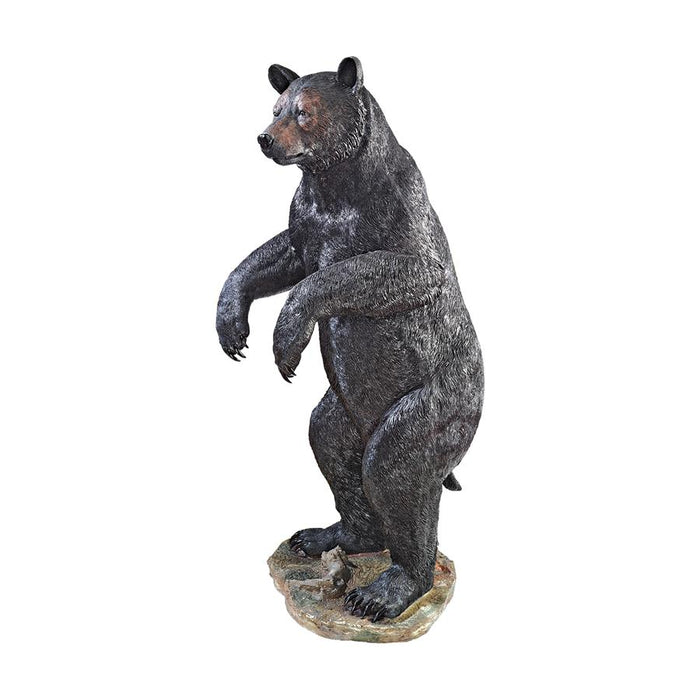 Design Toscano- Fishing for Trouble Bear Statue: Grande