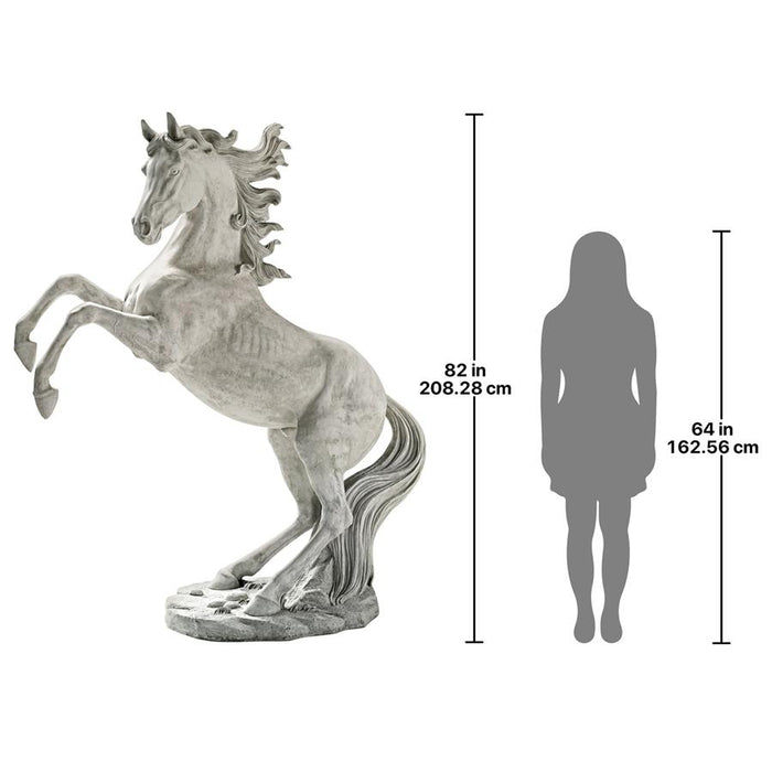 Design Toscano- Unbridled Power Equestrian Horse Statue: Life Size