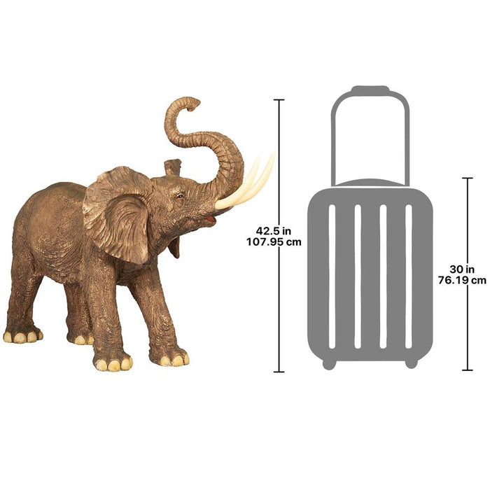 Design Toscano- Triumphant Entry Elephant Statue