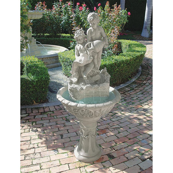 Design Toscano- Portare Acqua Italian-Style Sculptural Fountain