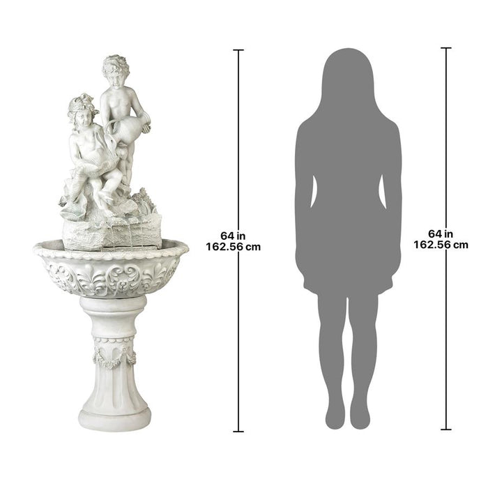 Design Toscano- Portare Acqua Italian-Style Sculptural Fountain
