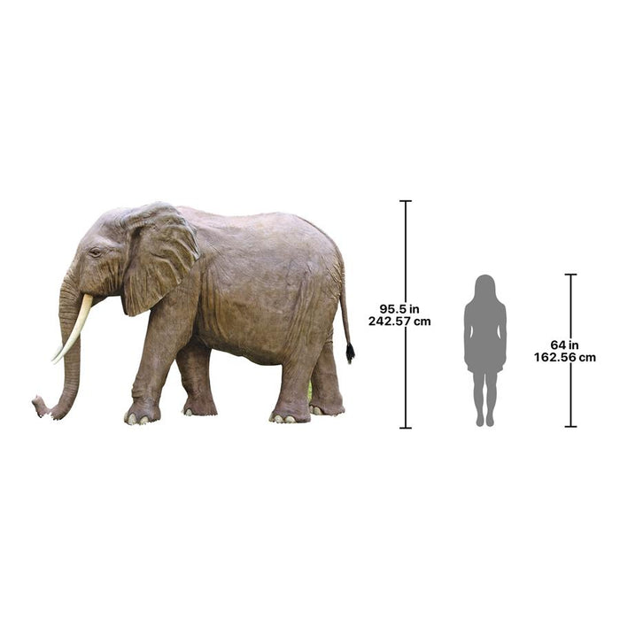 Design Toscano- Enormous African Elephant Statue