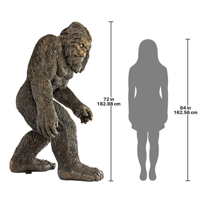 Design Toscano- Bigfoot the Garden Yeti Statue: Life-Size