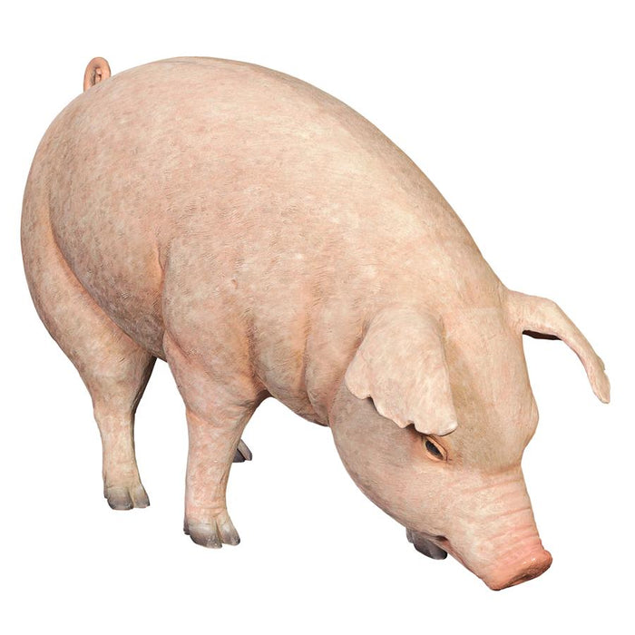 Design Toscano- Divine Swine Life-Size Farm Pig Statue