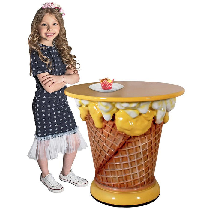 Design Toscano- Ice Cream Parlor Sculptural Table