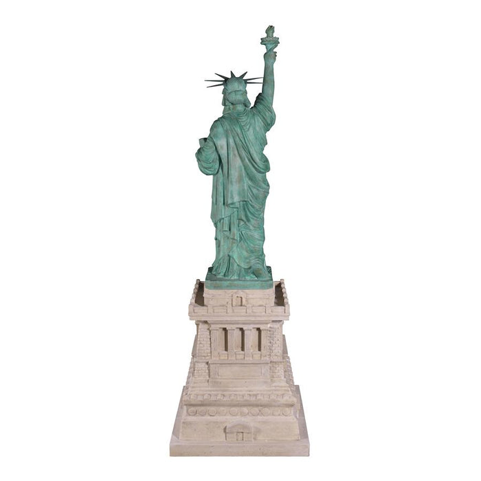 Design Toscano- Liberty Enlightening the World Grand-Scale Statue on Pedestal