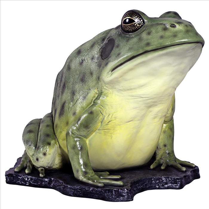 Design Toscano- Great Green Barred Frog Statue