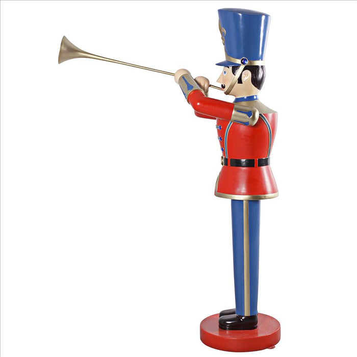 Design Toscano- Trumpeting Soldier Statue: (Each)
