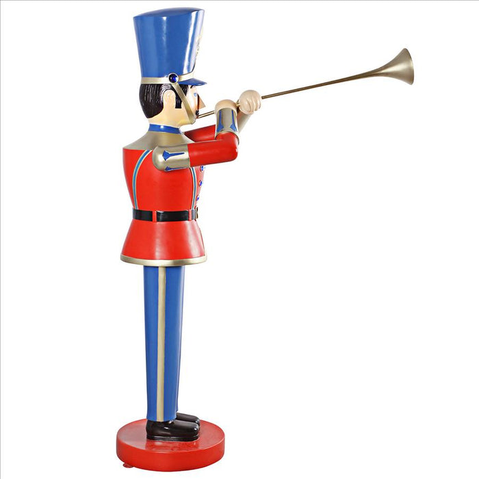 Design Toscano- Trumpeting Soldier Statue: (Each)