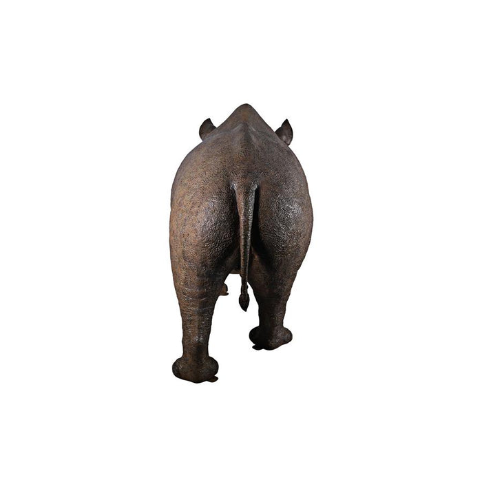 Design Toscano- Life-Sized Rhinoceros Garden Animal Statue