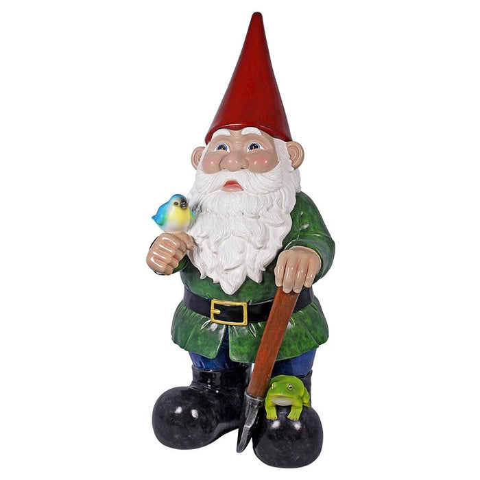 Design Toscano- Gottfried the Giant's Bigger Brother Garden Gnome Statue: Colossal