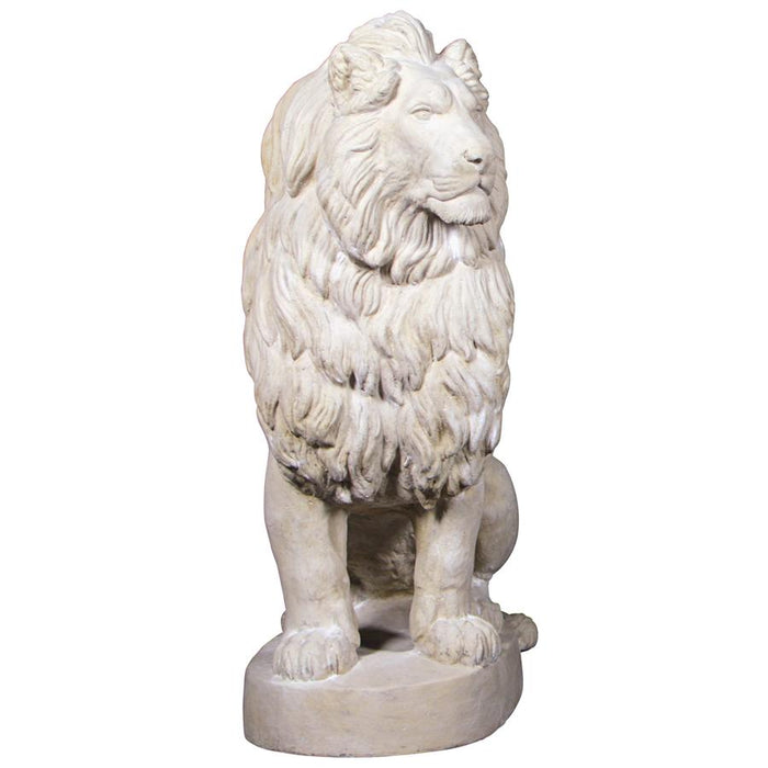 Design Toscano- Stately Chateau Lion Sentinel Garden Statue (Right/Left)