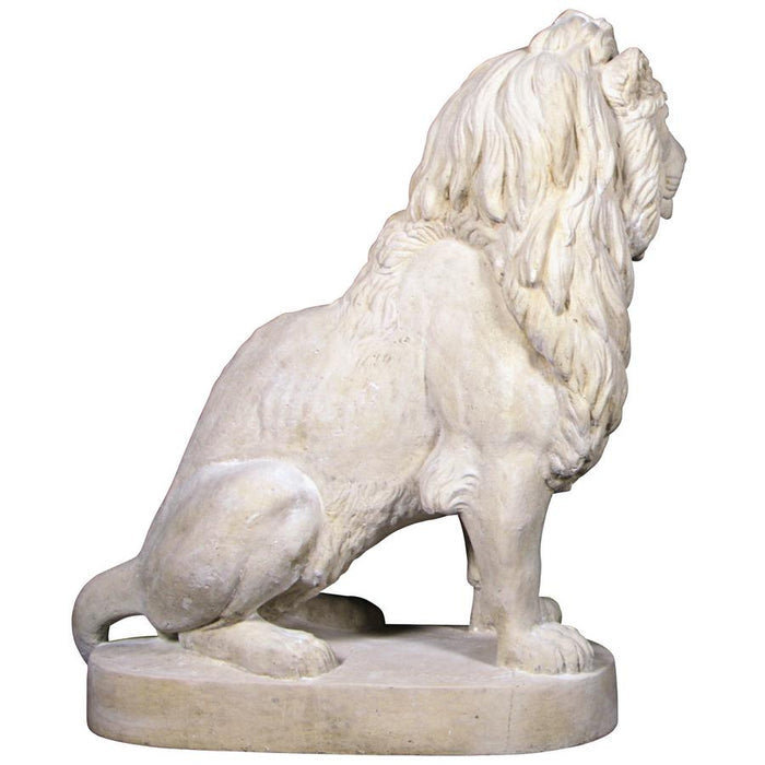 Design Toscano- Stately Chateau Lion Sentinel Garden Statue (Right/Left)