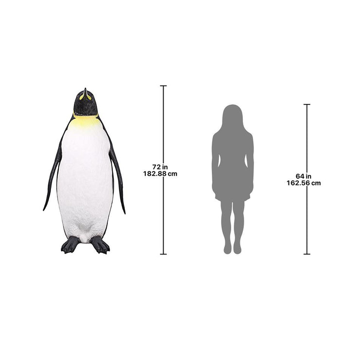 Design Toscano- The Antarctic King Penguin Statue: Grande