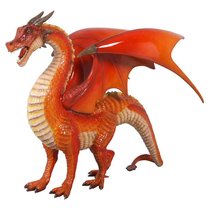 Design Toscano- The Red Welsh Dragon Statue: Large