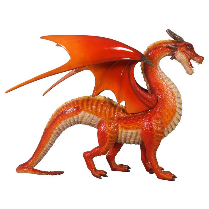 Design Toscano- The Red Welsh Dragon Statue: Large