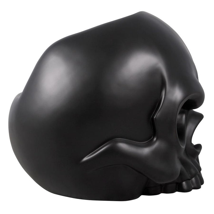Design Toscano- Lost Souls Gothic Skull Sculptural Chair: Black