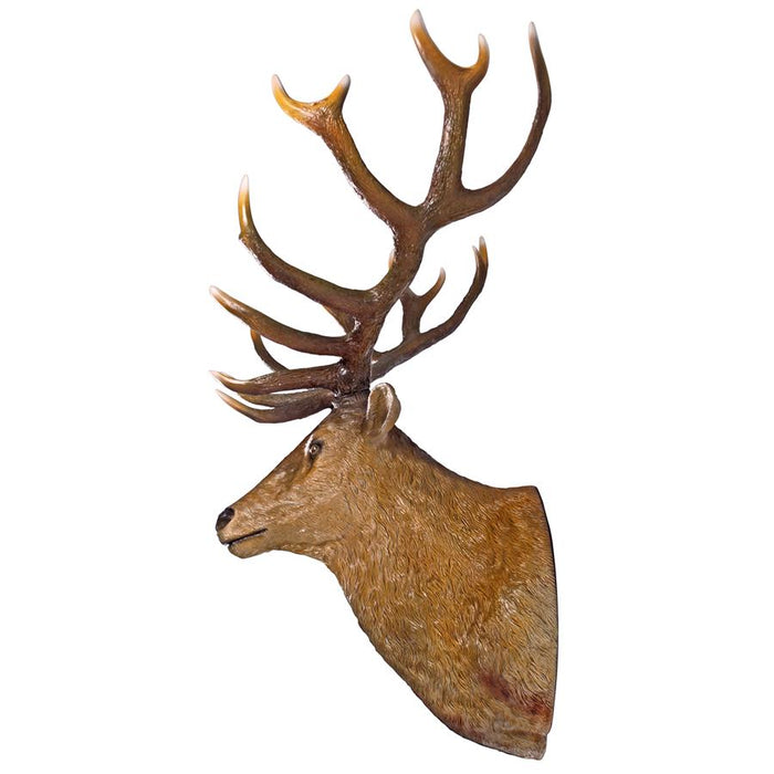 Design Toscano- Big Antler Buck Trophy Deer Head Wall Sculpture