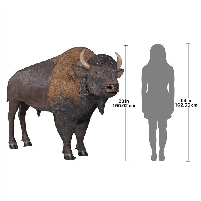 Design Toscano- Large Scale Buffalo of the Great Plains Statue