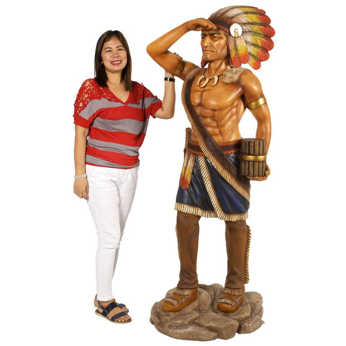 Design Toscano-Cigar Store Indian Tobacconist Statue: Life-Size
