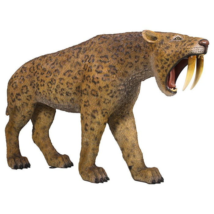 Design Toscano- Prehistoric Predator Sabre-Toothed Cat Statue