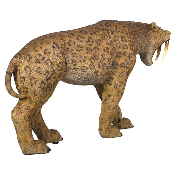 Design Toscano- Prehistoric Predator Sabre-Toothed Cat Statue