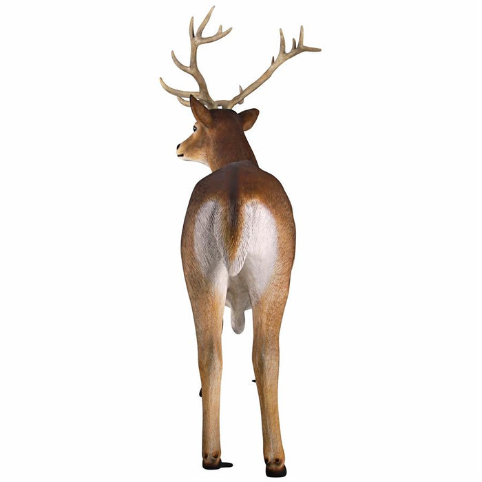 Design Toscano- Forest White Tailed Buck, Male Deer Statue
