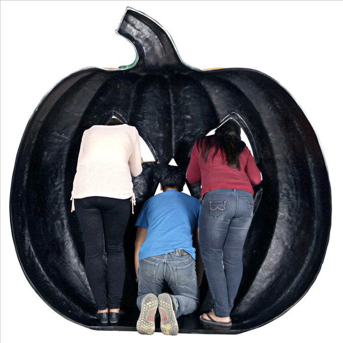 Design Toscano- Halloween Pumpkin Patch Photo Op Statue