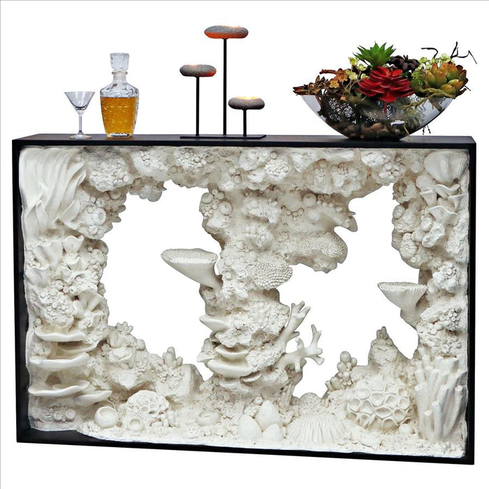 Design Toscano- Coral Reef Oceanside Sea Console Table