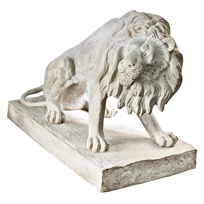 Design Toscano- Kingsbury Garden Giant Lion Sentinel Statue: Looking Left/Right