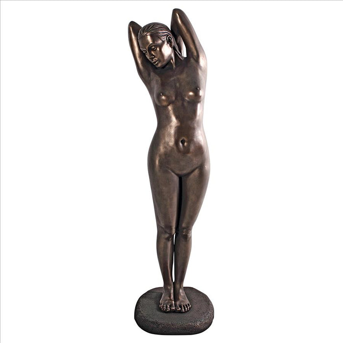 Design Toscano- The Goddess Harmonia: Bronze Finish Contemporary Nude Life-Size Statue
