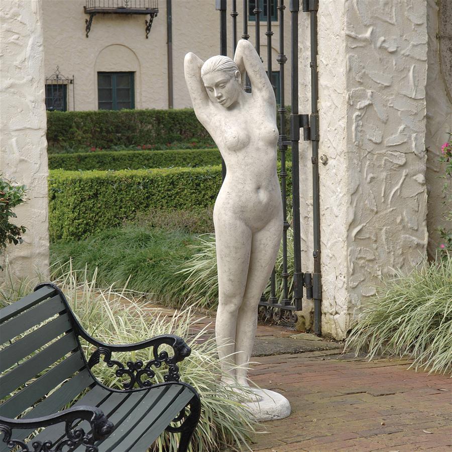 Design Toscano- The Goddess Harmonia: Stone Finish Contemporary Nude L —  Outdoor Workout Supply