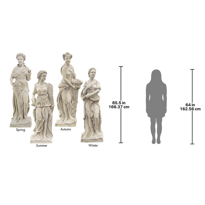 Design Toscano- The Four Goddesses of the Seasons Statue: All Four Season Statues